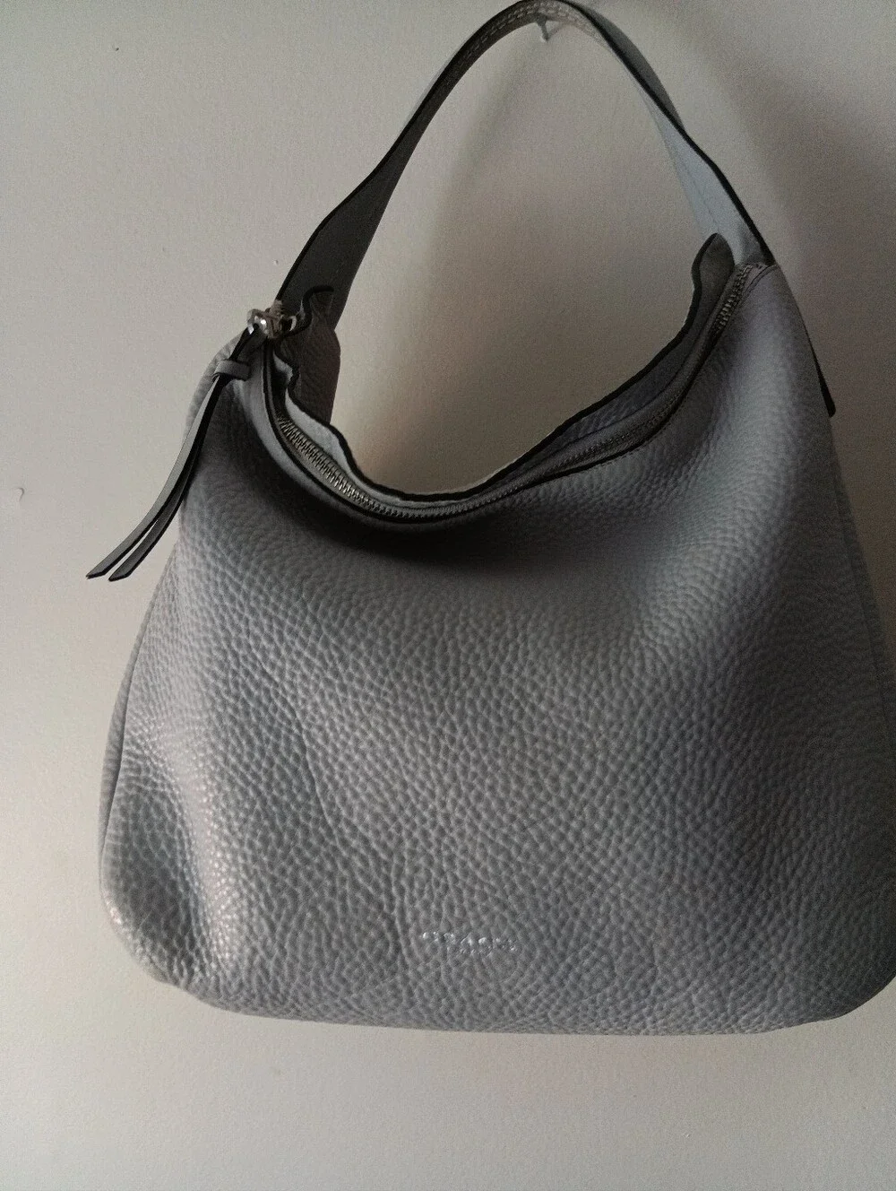 Coach Grey Leather Hobo Bag - Unbranded